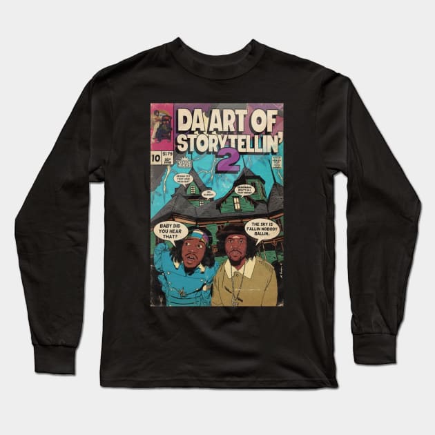 OUTKAST DA ART OF STORYTELLIN Long Sleeve T-Shirt by pinkcomics